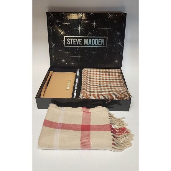 Steve Madden 2pc Scarf & Wallet Set/ Free Scarf - Picture 1 of 11